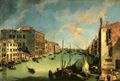 Canaletto (I): Vedute des Canal Grande von Campo S. Vio