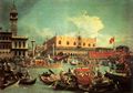 Canaletto (I): Der Bucintoro am Molo am Himmelfahrtstag