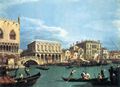 Canaletto (I): Vedute der Riva degli Schiavoni vom Bacino di St. Marco