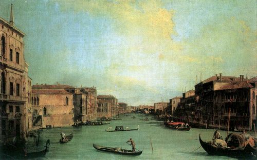 Canaletto (I): Der Canal Grande vom Palazzo Balbi