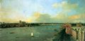 Canaletto (I): Die Themse von einem Bogen der Westminsterbrücke