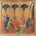 Duccio di Buoninsegna: Jesus unter den Schriftgelehrten
