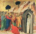 Duccio di Buoninsegna: Auferstehung des Lazarus