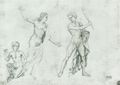 Pisanello: Kniender Jüngling, Aphrodite, Orest