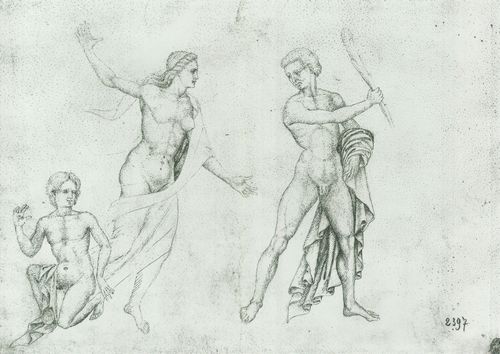 Pisanello: Kniender Jngling, Aphrodite, Orest