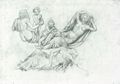 Pisanello: Oceanus, Rhea Silvia und Klytämnestra