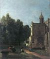 Constable, John: Das Kirchenportal, East Bergholt