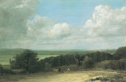 Constable, John: Pflgen in Suffolk (Ein Sommerland)