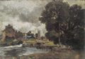 Constable, John: Dedhams Schleuse und Mühle