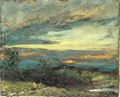 Constable, John: Hampstead Heath, Sonnenuntergang über Harrow