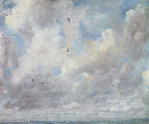 Constable, John: Wolkenstudie mit Vgeln