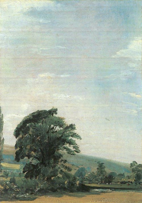 Constable, John: Harnham Ridge von Leadenhall Garden aus gesehen