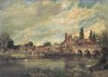 Constable, John: Harnham Bridge