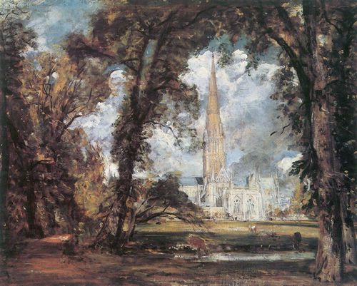 Constable, John: Die Kathedrale von Salisbury vom Grundstck des Bischofs aus gesehen