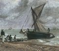 Constable, John: Ein Boot wird an den Strand geholt, Brighton