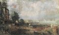 Constable, John: Skizze für »Die Eröffnung der Waterloo Brücke«