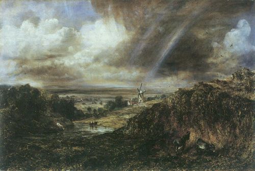 Constable, John: Hampstead Heath mit einem Regenbogen