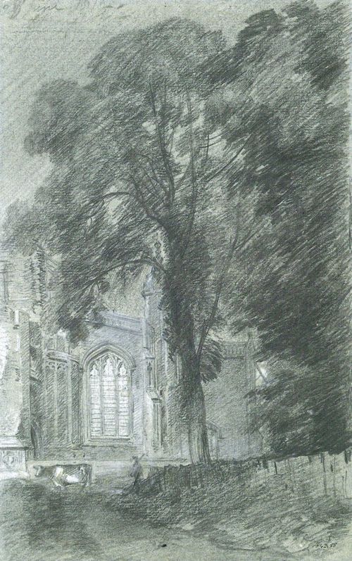 Constable, John: Die Kirche von East Bergholt