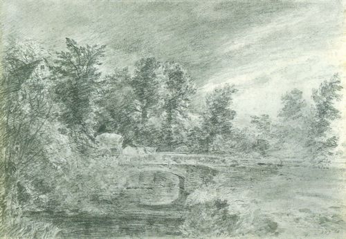 Constable, John: Die Brcke in Gillingham, mit einem Fuhrwerk