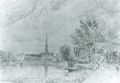 Constable, John: Die Kathedrale von Salisbury von Westen gesehen