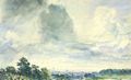 Constable, John: London, Blick aus einem Fenster, Hampstead