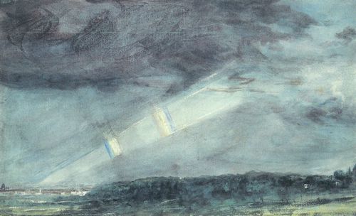 Constable, John: London von Hampstead gesehen, mit einem doppelten Regenbogen