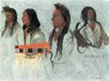 Bierstadt, Albert: Vier Indianer