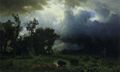 Bierstadt, Albert: Büffelpfad: Der bevorstehende Sturm