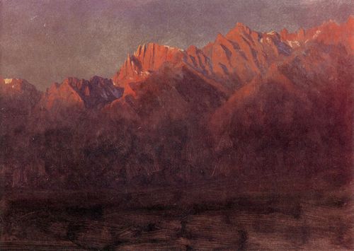 Bierstadt, Albert: Sonnenaufgang in den Sierras