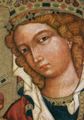 Meister von Hohenfurth: Die Eichhorner Madonna (Detail)