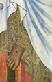Meister von Hohenfurth: Auferstehung Christi, Detail der Figur Christi