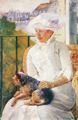 Cassatt, Mary: Frau mit Hund