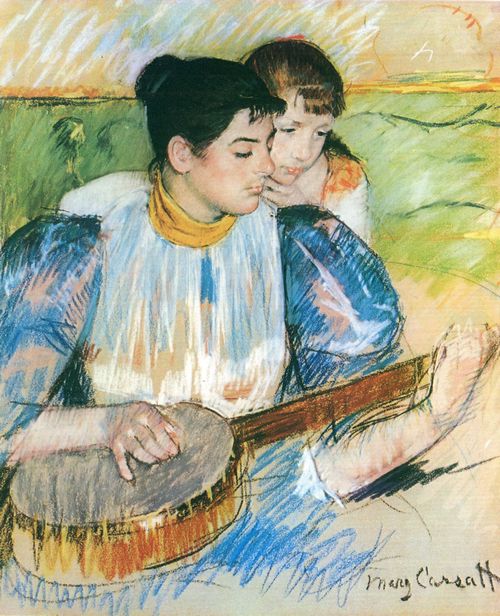 Cassatt, Mary: Die Banjo-Lektion