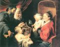 Jordaens, Jakob: Die Jungfrau und das Kind mit dem Hl. Johannes und seinen Eltern