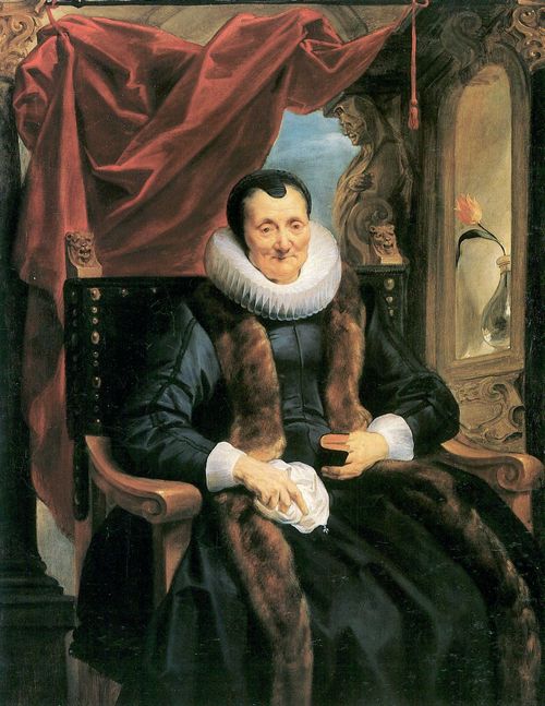 Jordaens, Jakob: Porträt von Magdalena de Cuyper