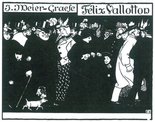 Vallotton, Flix: Titelblatt der Monographie von Julius Meier-Graefe