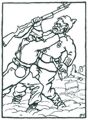 Vallotton, Flix: Zwei Illustrationen aus La Grande Guerre par les Artistes (Der Groe Krieg und die Knstler)