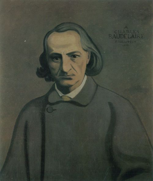 Vallotton, Flix: Dekoratives Portrt von Baudelaire