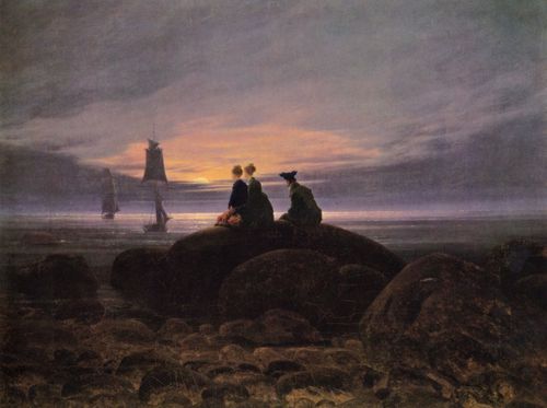 Friedrich, Caspar David: Mondaufgang am Meer (Mondschein auf ruhigem Meer)