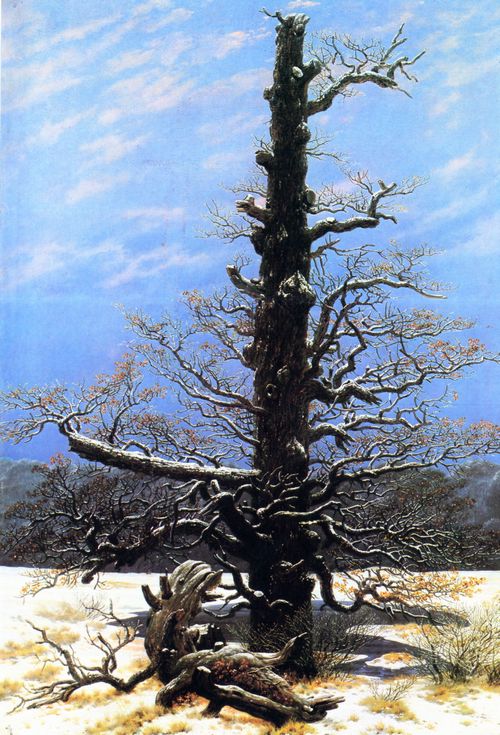 Friedrich, Caspar David: Eichbaum im Schnee