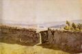 Friedrich, Caspar David: Landschaft mit zerfallener Mauer (Pforte in der Gartenmauer, Halbzerfallene Mauer)