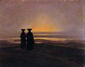 Friedrich, Caspar David: Abendlandschaft mit zwei Männern