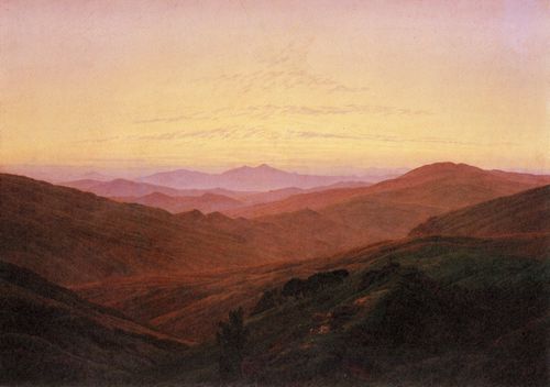 Friedrich, Caspar David: Riesengebirge (Vor Sonnenaufgang)