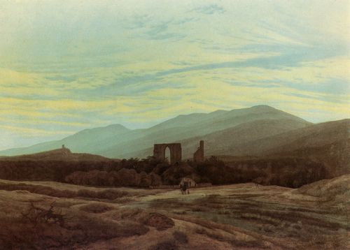 Friedrich, Caspar David: Ruine im Riesengebirge (Ruine Eldena im Riesengebirge)