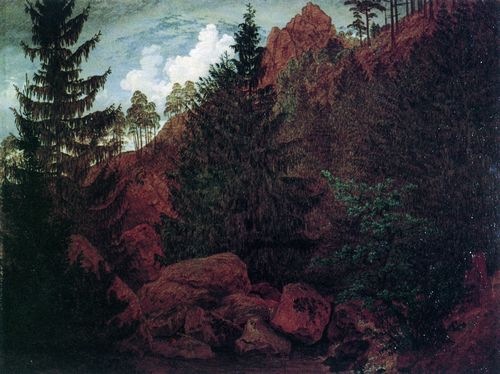 Friedrich, Caspar David: Felspartie (Felspartie im Harz)