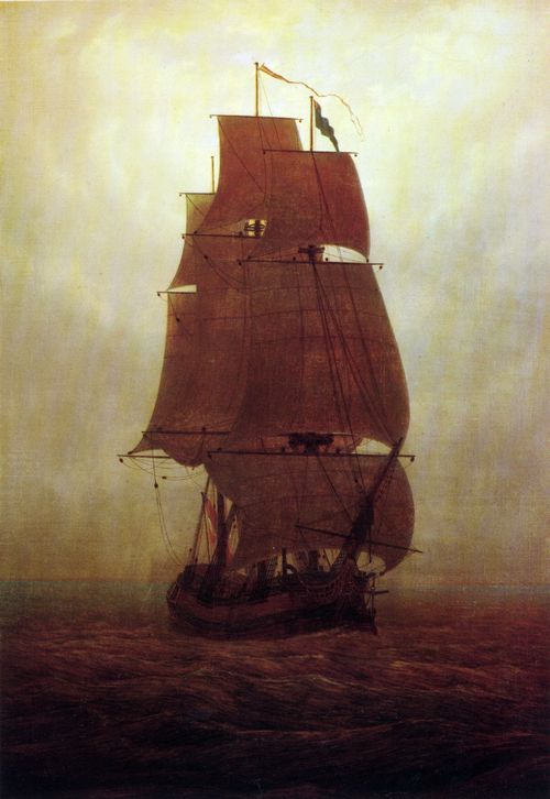 Friedrich, Caspar David: Segelschiff