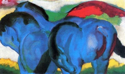 Marc, Franz: Die kleinen blauen Pferde