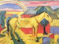 Marc, Franz: Das lange gelbe Pferd