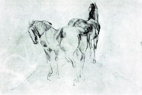 Marc, Franz: Zwei Pferde