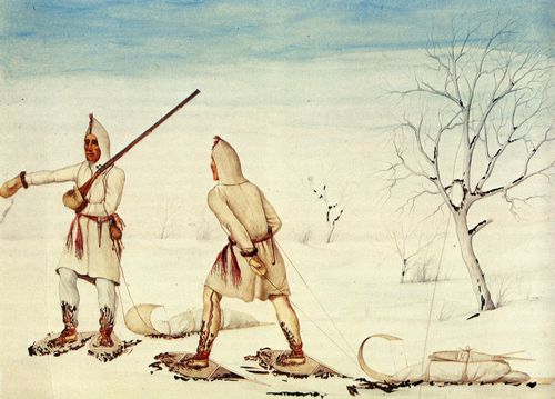 Rindisbacher, Peter: Indianer im Winter